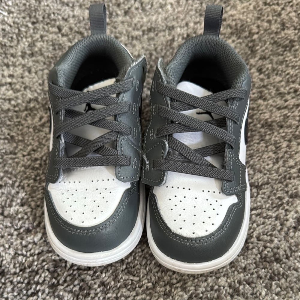 Nike Kids Gray and White Sneakers